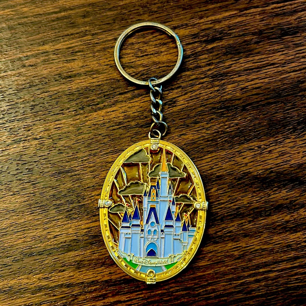 Collectable Disney Cinderella castle key chain